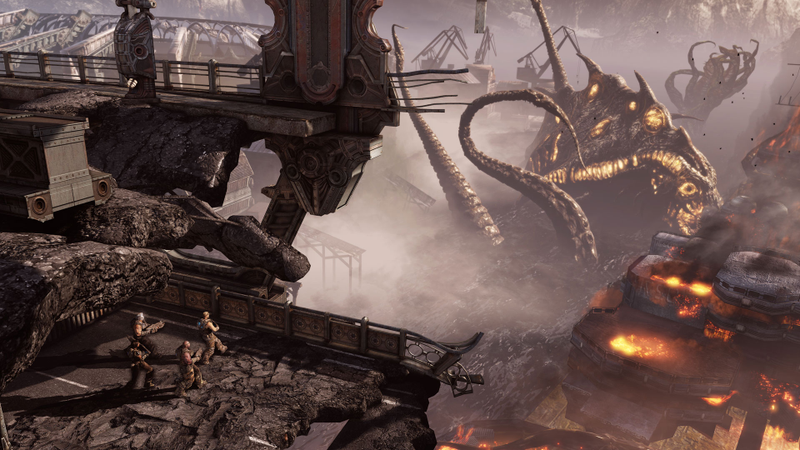 Illustration for article titled Brown Badasses Are Back: A Boatload of Gears of War 3 Campaign Screens